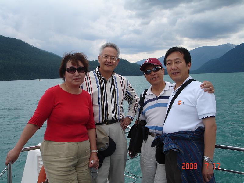 2008 (138).JPG - July 13-22, 2008  中國農科院飼料所參訪後新疆行(中國大陸，新疆) 布爾津/喀納斯湖 [Visit Feed Research Institute, The Chinese Academy of Agricultural Sciences, Xinjiang, China]-39